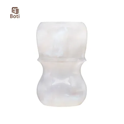 Boti Brush-Shaving Brush White Glass Handmade Resin Handle Essential Daily Shaving Tools Set Gifts