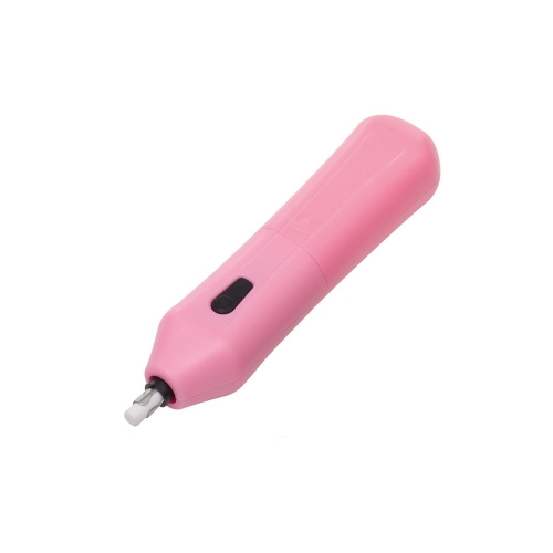 bind elektrischer Radierer ABS batteriebetriebener Radierer Präzisionsradierer Radiergummi Radierstift rosa 70524 Image