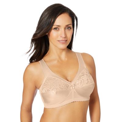 Plus Size Women's Glamorise® Magic Lift® Support Wireless Bra 1000 by Glamorise in Beige (Size 56 B)