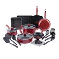 21-Piece Nonstick Cookware Set, Black kitchen cookware set pots and pans set cookware cookware set (Rosso Fits all) (Rosso Fits all)