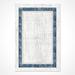 Blue/Gray 116 x 80 x 0.4 in Area Rug - Lofy Keyworth Area Rug w/ Non-Slip Backing Polyester/Cotton/Wool | 116 H x 80 W x 0.4 D in | Wayfair