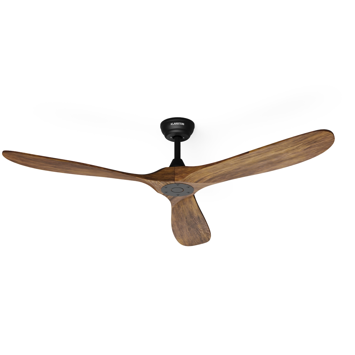 Klarstein Bahama Breeze Smart Deckenventilator | Massivholz-Rotorblätter | Fernbedienung + App-Steuerung Walnuss 152 Image