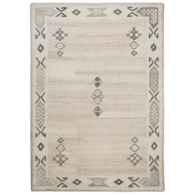 Berber-Teppich aus natürlicher Wolle - Meliert 60x90 cm