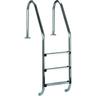 Dancover - Ladder 3-Steps, inground - Silver