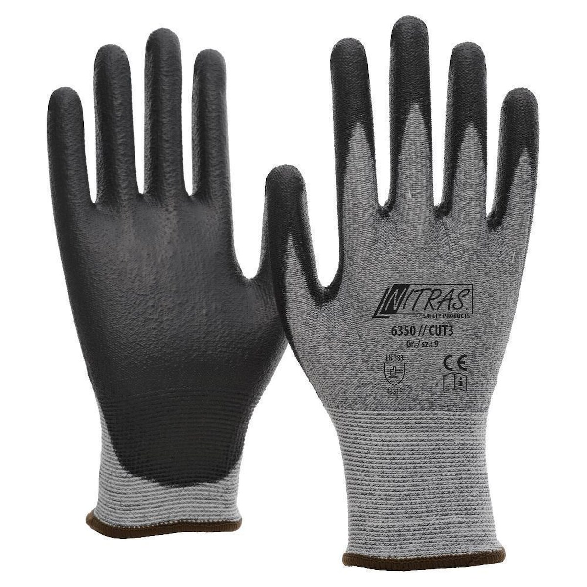 AS Arbeitsschutz Arbeitshandschuhe 10 Paar | Nitras Cut 3 Schnittschutzhandschuhe | Gr. 11 Image