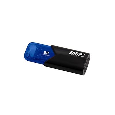 EMTEC USB-Stick 32 GB B110 USB 3.2 Click Easy Blue - Flash-Speicher - unsortiert