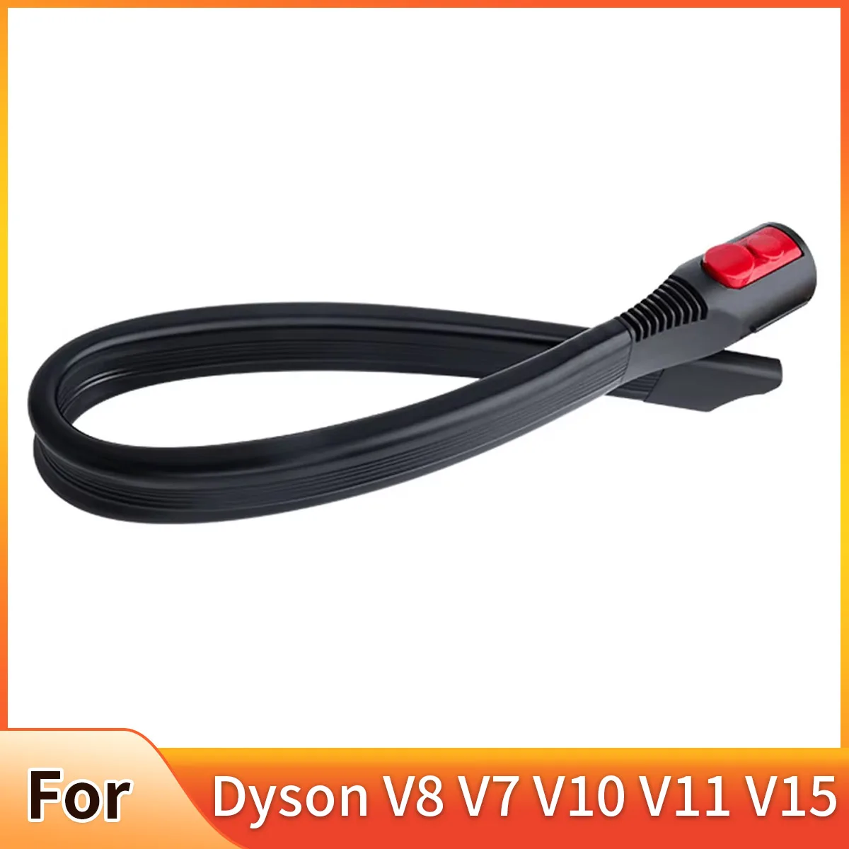 Düsenkopf für Dyson V8 V7 V10 V11 V15 Roboter-Staubsauger, Ersatzteile, flexible Fugendüse, flache Absaugung Image