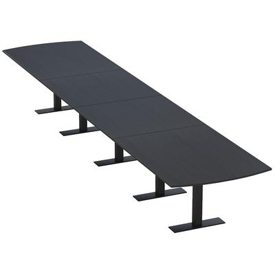 20 Person Arc Rectangle Modular Boardroom Table Power And Data Modules