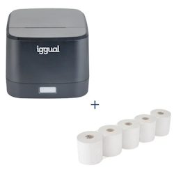 Iggual Thermodrucker-Kit Tp Easy 58 + 5 Rollen Image
