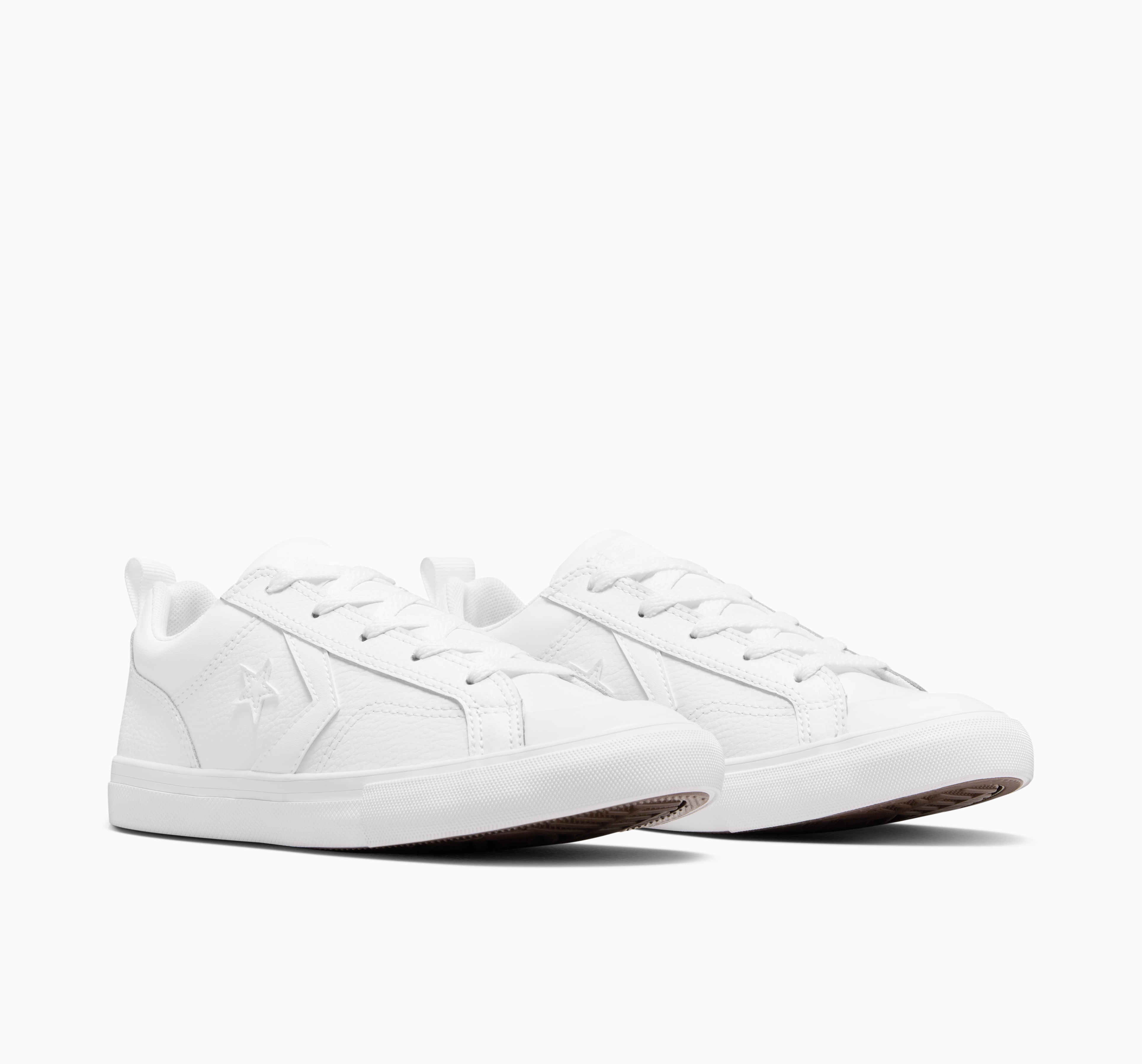 Sneaker CONVERSE "PRO BLAZE STRAP LEATHER", Gr. 39, weiß, Leder, Sportlich, Schuhe Image