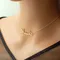 Arabian Name Necklace with CZ Stone,Personalized Name Necklace,Custom Name Jewelry,18k Gold Arabic Name Necklace,Dainty Jewelry
