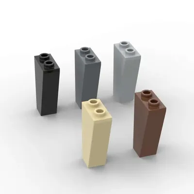 MOC 10PCS 2449 Inverted 75 2x1x3 Building Blocks Kit Slope House Bricks Particle Puzzle Idea Toys Children Birthday Xmas Gifts