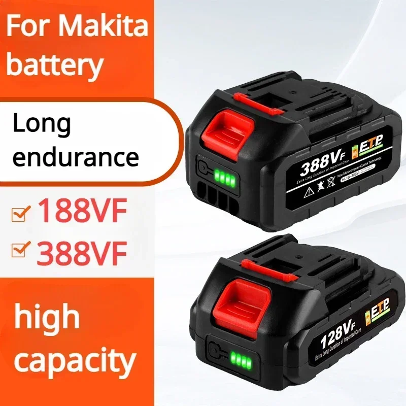 Outil électrique de grande capacité pour batterie Makita, articulation Battery, Outil électrique de subdivision, Perceuse à batterie, Outil électrique domestique, 18V, AgeneVF, 388VF