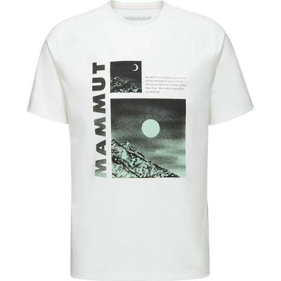 MAMMUT Herren Shirt Mountain T-Shirt Men Day and Night, Größe XL in Weiß