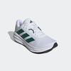 Laufschuh ADIDAS PERFORMANCE "GALAXY 7", Gr. 47, weiß (cloud weiß, collegiate grün, crystal weiß), Textil, Synthetik, sportlich, Schuhe