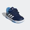 Klettschuh ADIDAS SPORTSWEAR "TENSAUR HOOK AND LOOP", Gr. 27, blau (dunkelblau, cloudweiß, blubrs), Synthetik, Textil, sportlich, Schuhe, für Kinder mit Klettverschluss