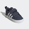 Klettschuh ADIDAS SPORTSWEAR, Gr. 24, blau (shadow navy, cloud weiß, cloud weiß), Synthetik, Textil, sportlich, Schuhe, für Kinder