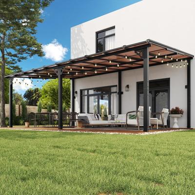 Gazebo for Patio, Gazebo Pergola with Sloped Roof