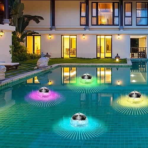 1 Stück 3 W Unterwasserleuchten Solar-angetrieben RGB 3.7 V 1 LED-Perlen Image