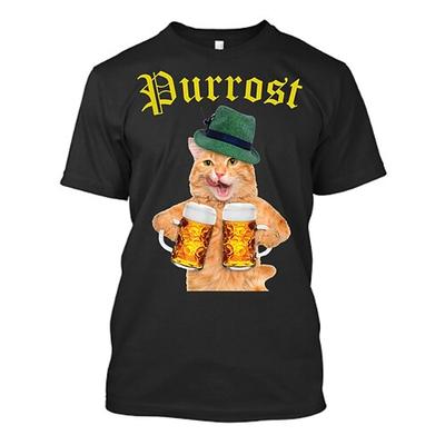 Bier Cosplay Kostüm T-Shirt-Ärmel Bedruckt Klassisch Streetstyle Für Paar Herren Damen Erwachsene Karneval Oktoberfestbier Heißprägen Party Casual Image