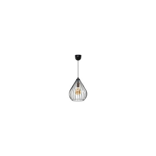 Deckenlampe in Schwarzer Farbe 16x16x65cm WellHome Bled