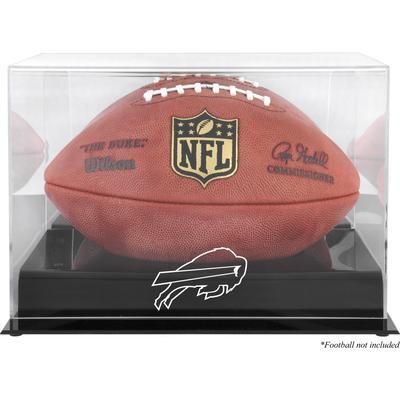 Vitrine mit Football-Logo der Buffalo Bills, schwarz, mit verspiegelter Rückseite Image