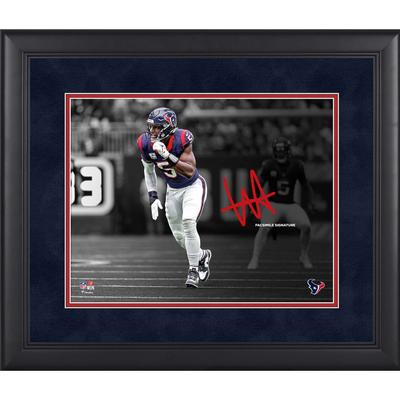 Will Anderson Jr. Houston Texans Gerahmtes 11" x 14" Spotlight-Foto - Faksimile-Signatur Image