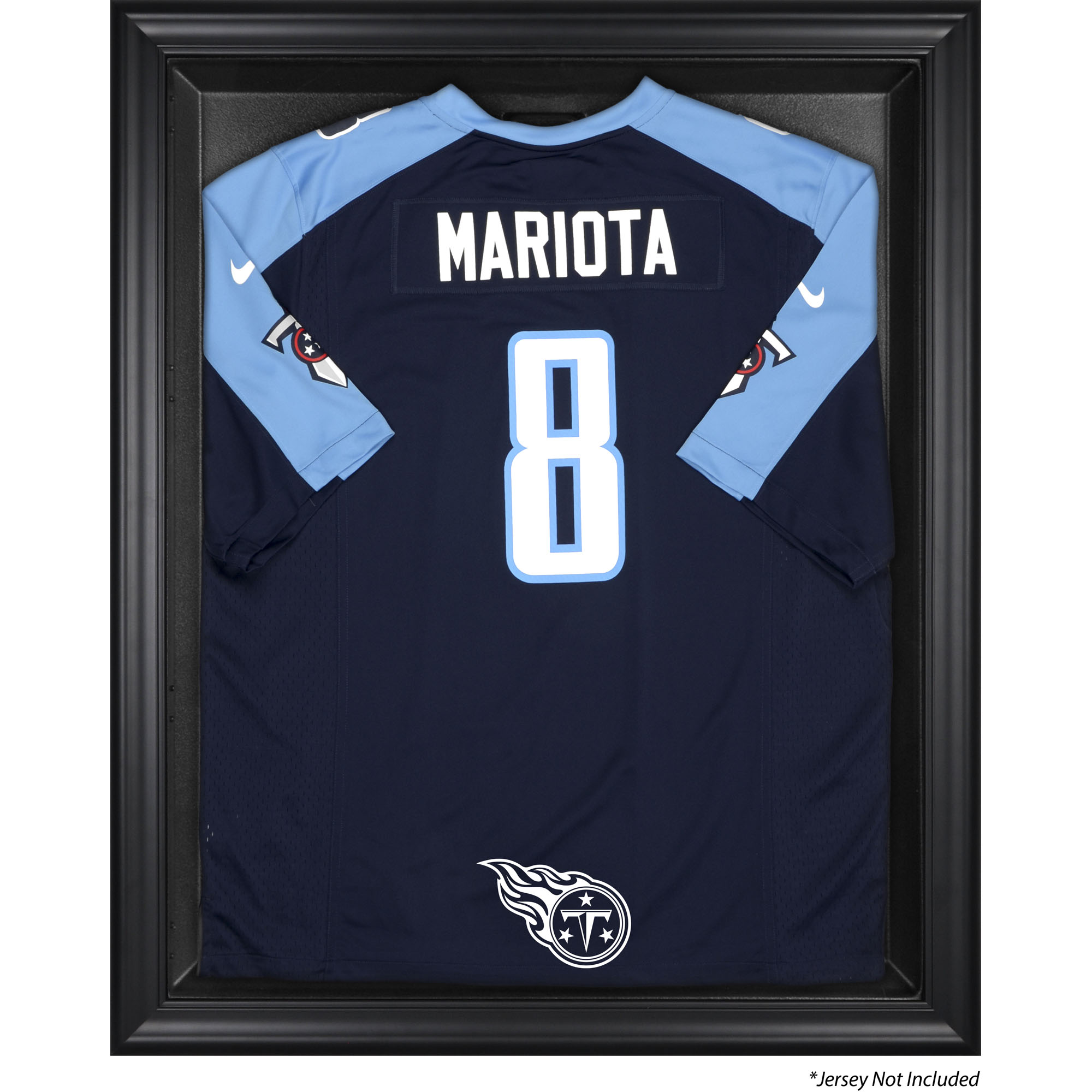 Tennessee Titans – Vitrine mit schwarzem Trikotrahmen Image