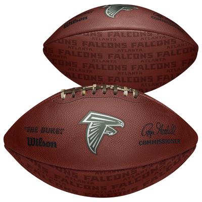 Atlanta Falcons – Wilson präsentiert unsignierten Duke Pro Football Image