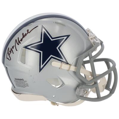 Roger Staubach, Dallas Cowboys, signierter Riddell Speed Mini-Helm Image