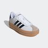 Sneaker ADIDAS SPORTSWEAR "VL COURT BOLD", Gr. 42, weiß (cloud weiß, core schwarz, wonder beige), Leder, Synthetik, sportlich, Schuhe, Design auf den Spuren des adidas Gazelle Bold, Topseller