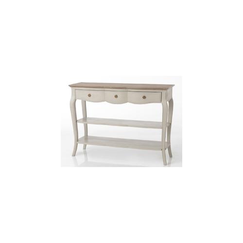Konsole Maddy Beige - Rechteck Holz Amadeus 110x35 cm