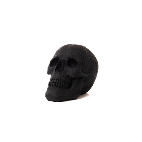 Schwarzer Totenkopf 26,5 cm - Anderes Amadeus-Harz 26.5x17 cm