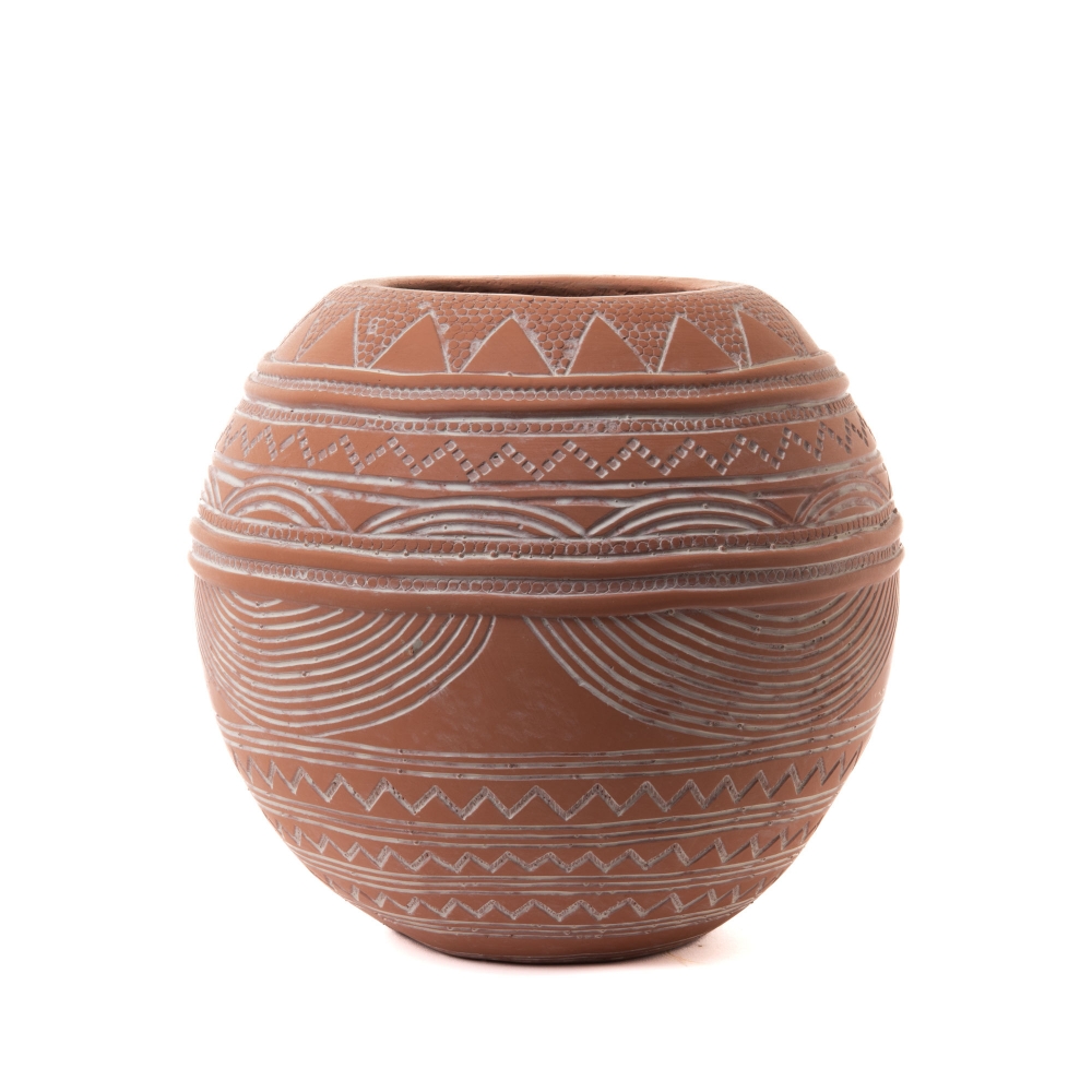 Vase Casablanca 324 cm - Braun Rund Pierre Amadeus 26.5x26.5 cm Image