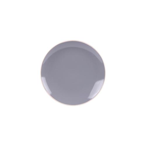 Dessertteller Alpha 21 cm x6 - Gris Rond Grès Table Passion