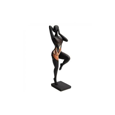 Statue Frau Eline schwarz Höhe 40 cm - Anderes Amadeus Harz 13.5x11.5 cm Image