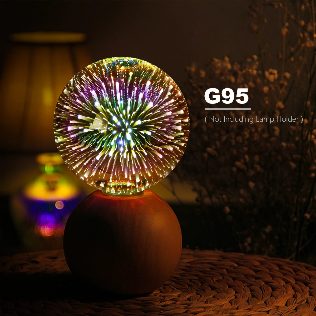 Lampe de table 3D, lumière E27 St64 G125 G95 LED, décoration de chambre à coucher, lampes de bureau, lampes pour enfants, lampe de chevet, Lampara Mesa De Noche