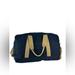 J. Crew Bags | J Crew Rail & Wharf 48 Hour Navy Blue Cotton Duffle Travel Bag Carry Adjustable | Color: Blue | Size: Medium/Large