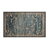 Gray 120 x 84 x 0.08 in Area Rug - Bungalow Rose Machine Washable Area Rug Polyester/Chenille | 120 H x 84 W x 0.08 D in | Wayfair