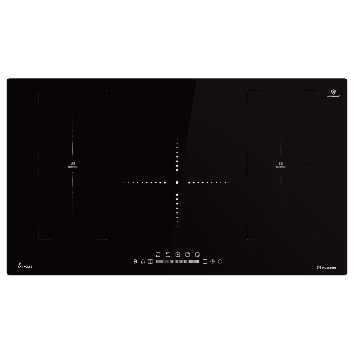 KKT KOLBE Einbau Induktionskochfeld Autark 90 cm 5 Zonen 9 Stufen Induktion Image