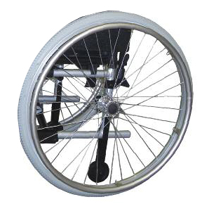 Ruota posteriore completa 24''x 1 3/8'' PU SOFT per carrozzina Mediland K300/K400 LGH