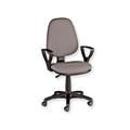 Sedia cuneo con braccioli - tessuto - rosso - Colore Grigio