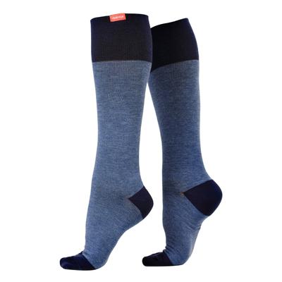 VIM&VIGR - Baumwollsocken mit abgestufter Kompression 30-40 mmhg für Männer und Frauen - Navy