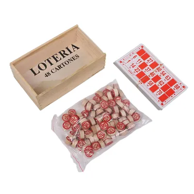 Russian Lotto Chessboard Game Russian Lotto Wood Barrels for Friends Adults, Russian Lottery bingo