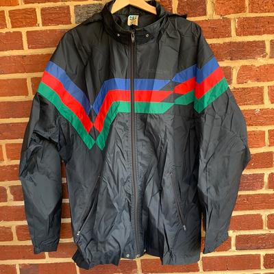 Adidas Jackets & Coats | Vintage 1970s Adidas Packable Windbreaker Men’s Medium | Color: Black/Green | Size: M
