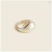 J. Crew Jewelry | J. Crew Sculptural Orb Ring Silver Mirror Size 7 Nwt | Color: Gold/Silver | Size: Os