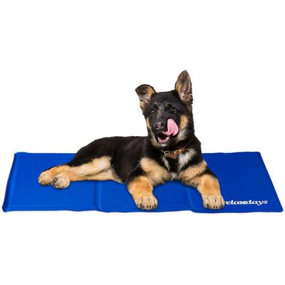 Relaxdays - Kühlmatte Hund, selbstkühlend, abwischbar, robust, mit Gel, Kühldecke für Tiere, Image