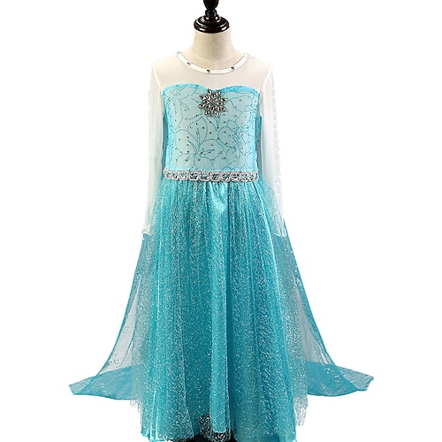 Buchwoche 2026 Prinzessin Elsa Kleid Cosplay Kostüm Maskerade Weihnachten Mode Täglich for Mädchen Kinder Weihnachten Karneval Maskerade Image