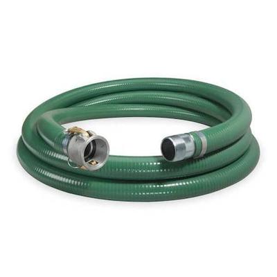 CONTINENTAL SP200-25CN-G Water Hose,2" ID x 25 ft.,Green