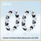 EWYA Sparkling 2.6cttw D Color Full Black And White Moissanite Hoop Earrings S925 Silver Earring For